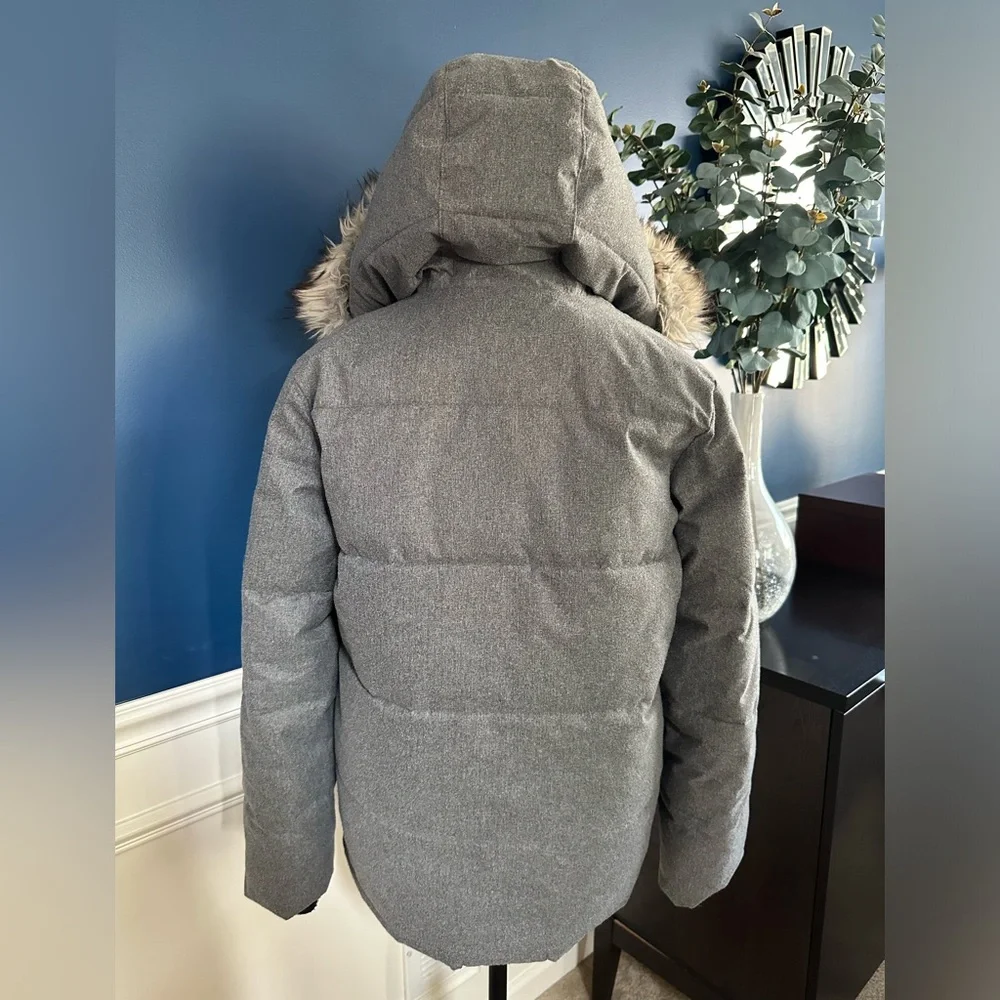 Abercrombie Kids Parka with Faux Fur Hood, Boys’ Size 15/16 - Picture 3 of 4